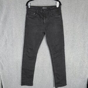 Purple Brand P005 Slim Straight Mid Rise Jeans - Men's Size 31*31 - Black